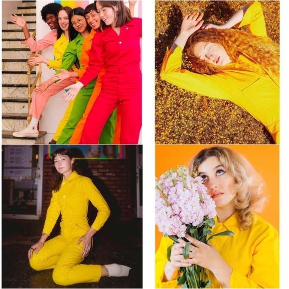 BIG BUD PRESS 70s Cotton Twill Long Sleeve Collared Utility Coveralls Jumpsuit M - Picture 7 of 16